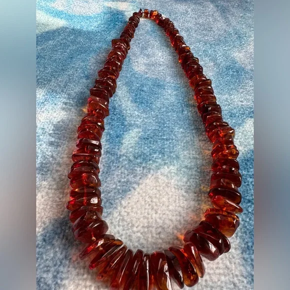 Genuine Vintage Baltic Amber Necklace - Picture 1 of 9